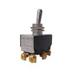 Interruptor de tablero, 3 posiciones, 15 A, 2P2T, 82608 Arrow Hart