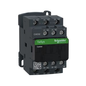 Contactor auxiliar 3 NA + 2 NF, 10 A, 110 V CA. CAD32F7 Schneider Electric