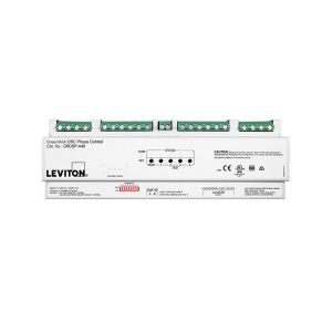 Atenuador de control sobre riel DIN, 4 canales. DRDDP-A40 Leviton