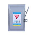 Interruptor de seguridad 2 x 30 A, gris. 2000 Royer