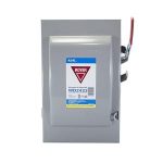 Interruptor de seguridad 2 x 60 A, gris. 2422 Royer