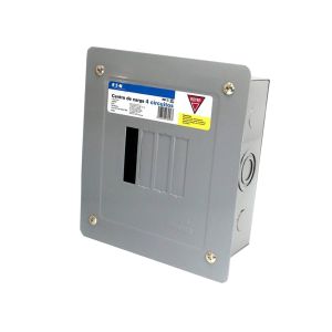 Centro de carga 4 circuitos, 60 A, gris. CCR04S Royer