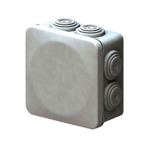 Caja estancas con tapa a presión, 100 x 100 x 45 mm, gris. WDC1010P Royer