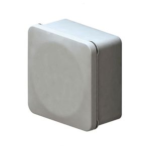 Caja estanca con tapa a presión, 80 x 80 x 45 mm, gris. WDL0808P Royer