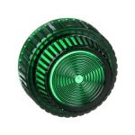 Botón lentes ranuradas verdes, Ø 30. 9001G31 Schneider Electric