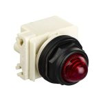 Luz de piloto octogonal, Ø 30, LED BA 9s, rojo. 9001SKP38LRR9 Schneider Electric