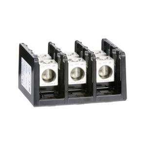 Bloque de distribución de energía, 3 polos, 600 V. 9080LBA363101 Schneider Electric