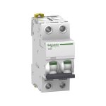 Interruptor Termomagnético A9, IC60N, 2 Polos, 40A, A9F74240 Schneider Electric