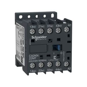Contactor auxiliar 220-230 V CA, 10 A. CA2KN22M7 Schneider Electric