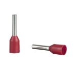 Cable aislado de extremo, NF, rojo.DZ5CE010 Schneider Electric