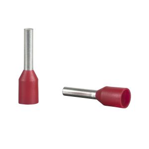 Cable aislado de extremo, NF, rojo.DZ5CE010 Schneider Electric