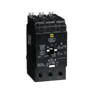 Minidisyuntor automático, 3 polos, 40 A. EJB34040 Schneider Electric