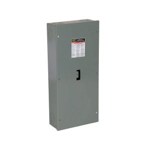 Gabinete color gris que aloja y protege interruptores, 15 a 150 A, 2 polos. H150S Schneider Electric