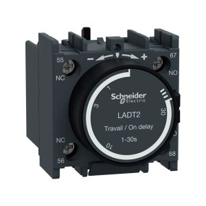 Bloque de contactos temporizados, 1 NA, 1 NC conexión por tornillo, TeSys D. LADT2 Schneider Electric
