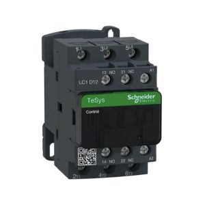 Contactor magnético, 3 polos, 12 A, bobina 440 V CA. LC1D12R7 Schneider Electric