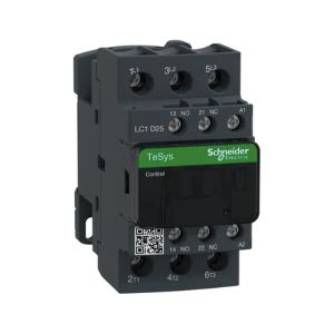 Contactor magnético, 3 polos, 25 A, bobina 48 V CA. LC1D25E7 Schneider Electric