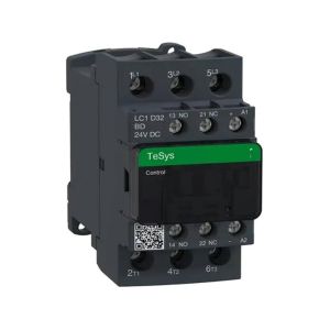 Contactor 3 polos, 32 A, bobina 24 V CC. LC1D32BD Schneider Electric