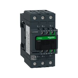 Contactor 3 polos, 40 A, bobina 48-130V AC-VDC. LC1D40AEHE Schneider Electric