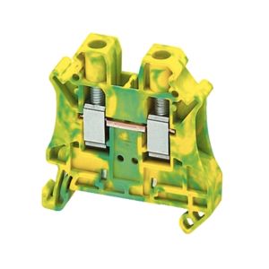 Bornera de tierra, 6 mm², nivel único. NSYTRV62PE Schneider Electric