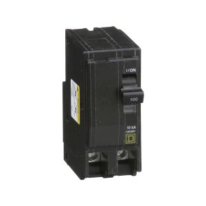 Pastilla Interruptor Termomagnético 2 Polos, 100A, QO2100, Schneider Electric