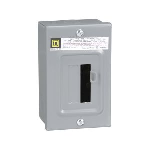 Centro de Carga QO, 40A, Monofásico, 3 Hilos, 2 Espacios, QO2S Schneider Electric