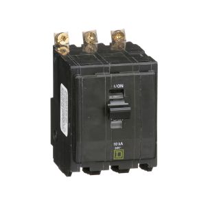 Interruptor termomagnético, 10 A, 3 polos. QOB310 Schneider Electric