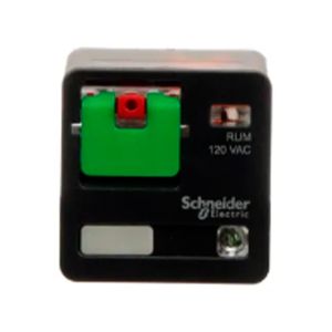Relevador de comunicación, 120V, 10A, 3C/O. RUMC32F7 Schneider Electric