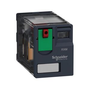 Relevador miniatura 12 A, 24 V CA. RXM2AB1B7 Schneider Electric