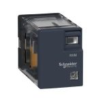 Relevador de enchufe en miniatura, 5 A, 24 V CA. RXM2LB1B7 Schneider Electric