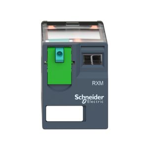 Relevador miniatura enchufable, 24V, 6,7A. RXM3AB1BD Schneider Electric
