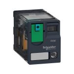 Relé enchufable miniatura con LED, 24 V, 3A. RXM4GB2BD Schneider Electric