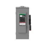 Interruptor de seguridad sin fusibles, NEMA 3R, 3 polos, 100 A, 600 V. VHU363RB Schneider Electric