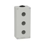 Estación de control vacía, 3 orificios 22mm, gris. XAPD3203 Schneider Electric