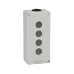 Estación de control vacía, 4 orificios 22mm, gris. XAPD3204 Schneider Electric