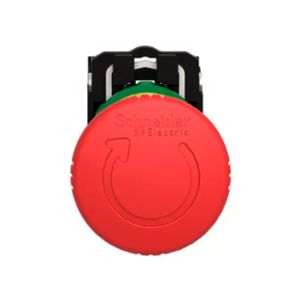 Pulsador monolítico de apagado de emergencia, 22mm. XB5AS8442 Schneider Electric