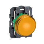Piloto luminoso LED, 24 V, amarillo. XB5AVB5 Schneider Electric