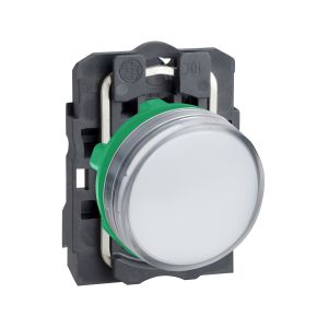 Piloto luminoso redondo Ø 22, blanco, LED integral, 120 V. XB5AVG1 Schneider Electric