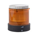 Luz intermitente con LED integral, naranja, Ø 70 mm. XVBC5M4 Schneider Electric