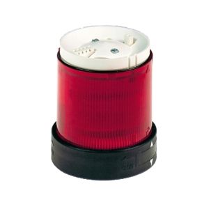 Luz intermitente con LED integral, rojo, Ø 70 mm. XVBC5M4 Schneider Electric