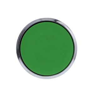 Cabeza pulsador rasante verde, no luminoso. ZB4BA3 Schneider Electric
