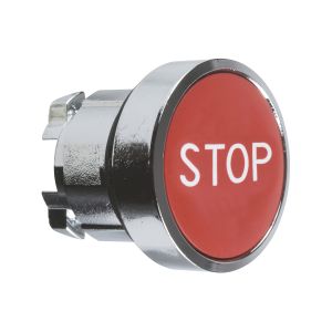Cabeza de pulsador, Ø 22, rojo, STOP. ZB4BA434 Schneider Electric