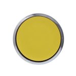 Cabeza pulsador rasante amarillo, no luminoso. ZB4BA5 Schneider Electric