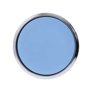 Cabeza pulsador ras, azul. ZB4BA6 Schneider Electric