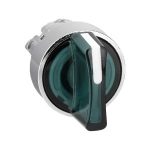 Cabeza selector selector iluminado, 3 posiciones, Ø 22, verde. Schneider Electric