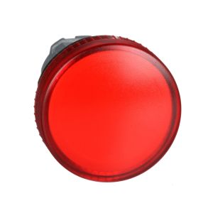 Cabeza piloto luminoso, Ø 22, redonda, lentes lisas rojas. ZB4BV04 Schneider Electric