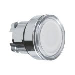 Cabeza pulsador luminoso ras ba9s blanco. ZB4BW31 Schneider Electric