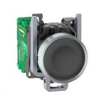Pulsador inalámbrico y sin batería, metal, negro, Ø 22 mm. ZB4RTA2 Schneider Electric