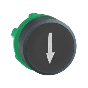Cabeza de pulsador, Ø 22, negro, flecha hacia arriba. ZB5AA335 Schneider Electric