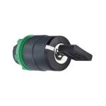 Cabeza selector 2 posiciones con llave, mecanismo stay-put. ZB5AG6 Schneider Electric