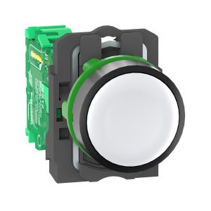 Cabeza-emisor, tapa blanca sin marca. ZB5RTA1 Schneider Electric